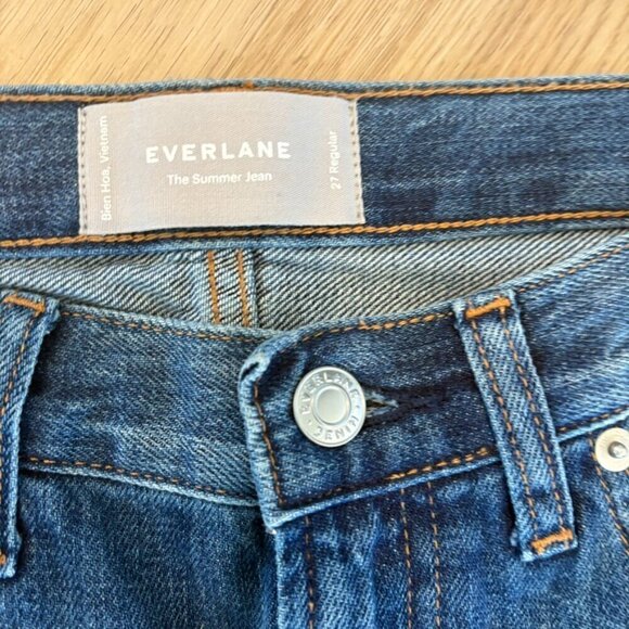 Everlane the summer jean Crop wide leg Size 27 - Picture 7 of 11